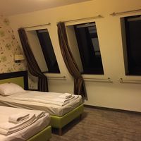 最上階で屋根裏部屋のようなお部屋でした