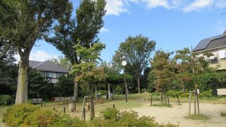 現在は公園になっています