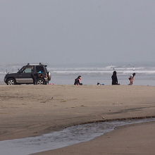 平井海水浴場の風景
