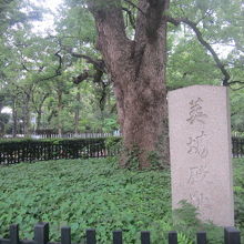 葬場殿址、静かに合掌したいスポットですね