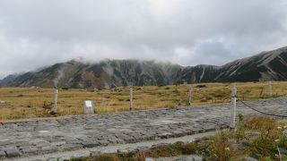 初めての室堂平は寒かった