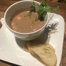 フランと栗のポタージュ