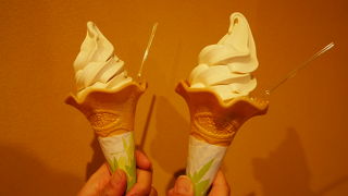 醤油アイスが美味しい