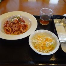 ホタテのパスタ