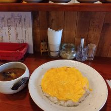 とろふわのスクランブルエッグ入りライス！