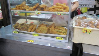 ボリュームのある沖縄風天ぷらが安い