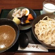 つけ麺タイプのカレーうどん