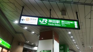ガード下の駅