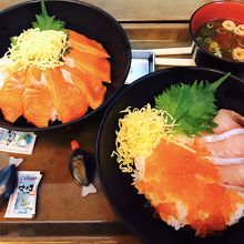 絶品の海鮮丼！