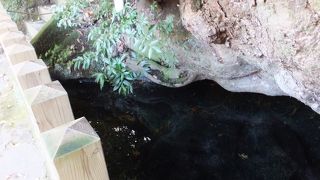 世界最初の水の湧き出し口。