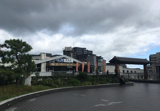 駅前は草津宿の雰囲気に