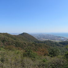 湘南平からの相模湾の眺め