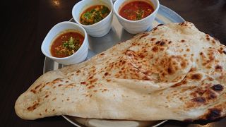 ナンが美味しい！