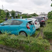 うだつの街並みを見るための駐車場