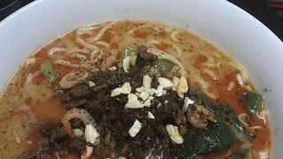 担々麺を食べました