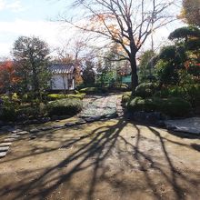 この庭も昔は本丸御殿の建物があったんですねえ。