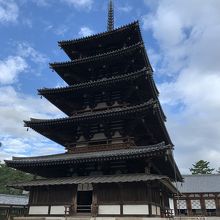 法隆寺　日本最古の五重塔