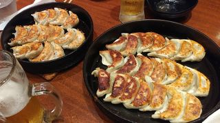 餃子とあんかけ焼きそばがオススメ