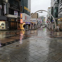 台風直下