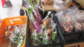 地元産品を置く