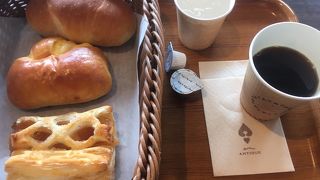 イートインでのんびりと