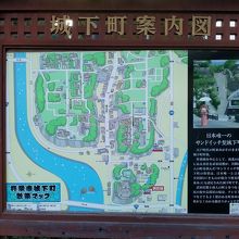 城下町杵築の案内地図