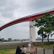 見所の多い東京湾を臨む公園