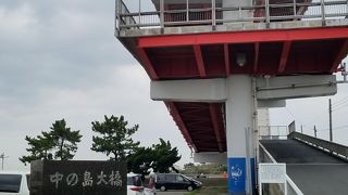 木更津港の日本一高い歩道橋