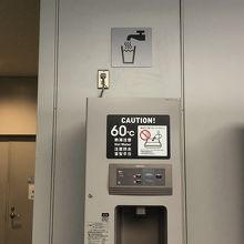 60度のお湯が出ます。