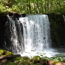 銚子大滝。水量は少なめでした