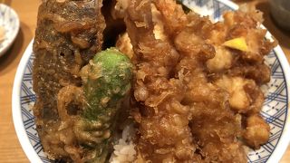 日本橋で行列の絶えない天丼店の支店へ