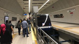 タクシム広場からドルマバフチェ宮殿があるカバタシュ駅まで