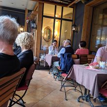 テラス席は気持ちいい