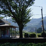 のどかな無人駅