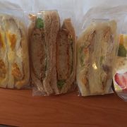 種類の多いサンドイッチ