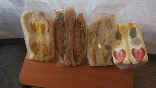 種類の多いサンドイッチ