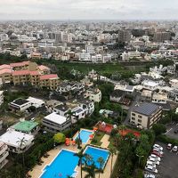 プールも見えます