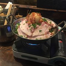 国産豚キムチ鍋