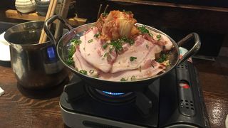 豚キムチ鍋！