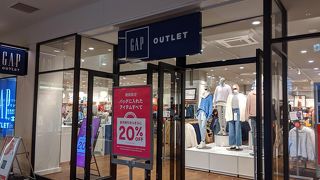 Gapのアウトレットショップ