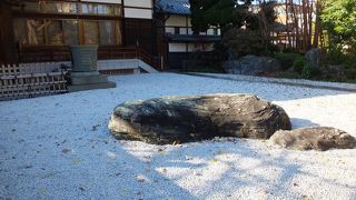 枯山水の庭がきれい