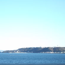 平成町から見た走水海岸