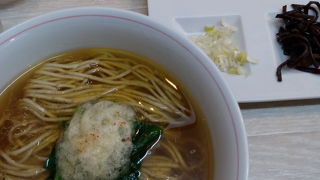 あっさりとした魚介系の