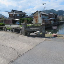 珍しい構造の橋です