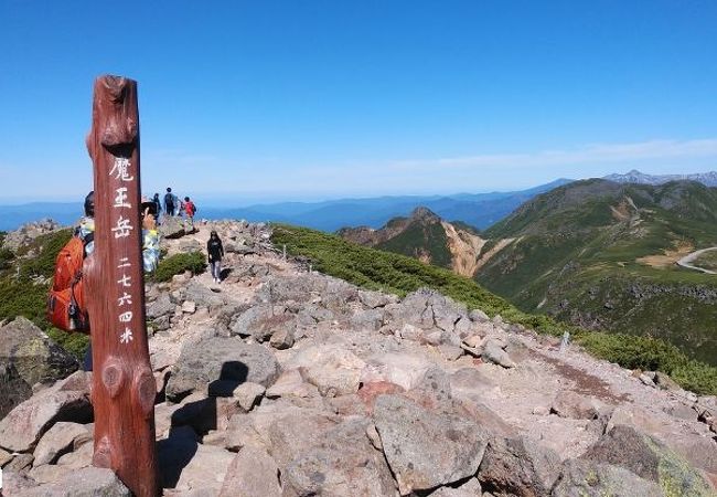 手軽に山頂風景を楽しめる