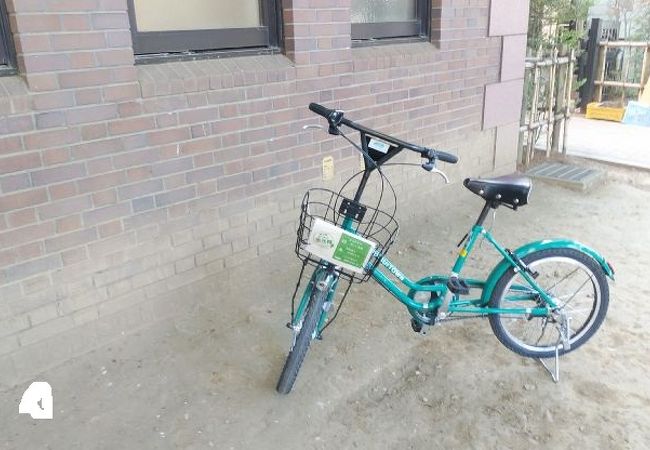 市内観光には便利なレンタサイクル