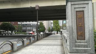 高架下にある橋です。