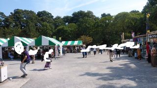 平日でもにぎわっていた