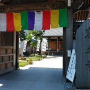 柴又と金町の間にある寺院