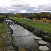 遠軽町中心部の湧別川は憩いの場所！